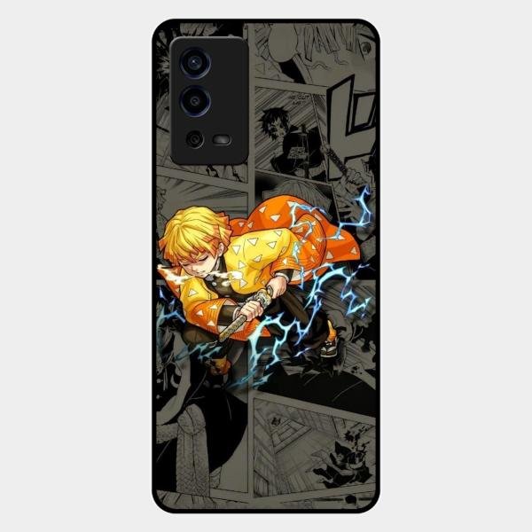 Zenitsu Manga Glass Case Cover For Oppo