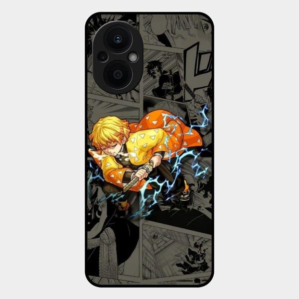 Zenitsu Manga Glass Case Cover For Oppo F21S Pro 5G