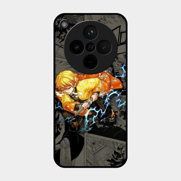 Zenitsu Manga Glass Case Cover For Oppo