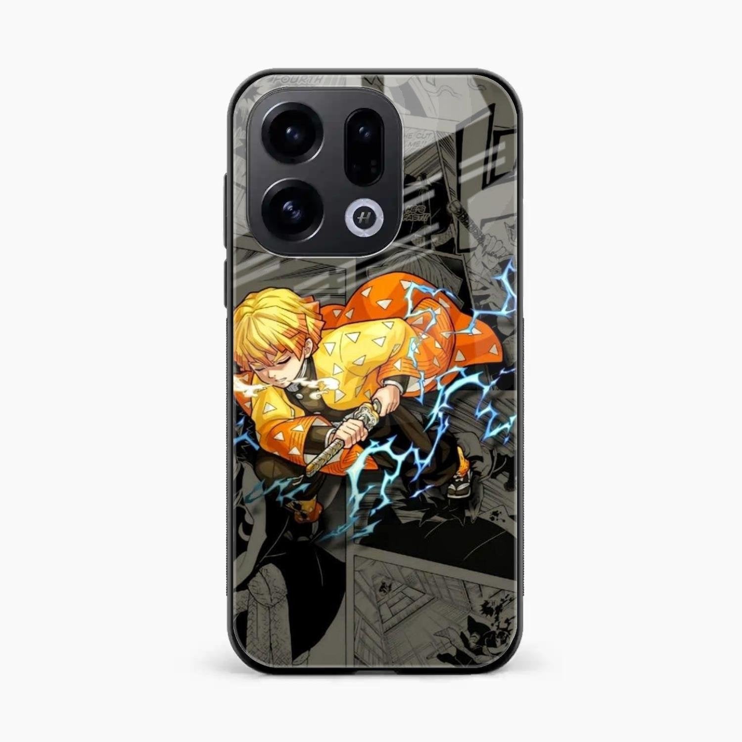 Zenitsu Manga Glass Case Cover For Oppo Find X9 5G