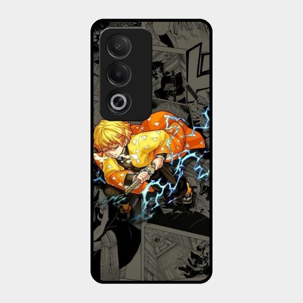 Zenitsu Manga Glass Case Cover For Oppo