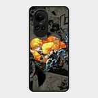 Zenitsu Manga Glass Case Cover For Oppo Reno 10 5G