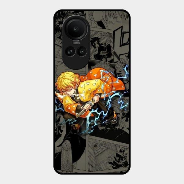 Zenitsu Manga Glass Case Cover For Oppo Reno 10 Pro 5G
