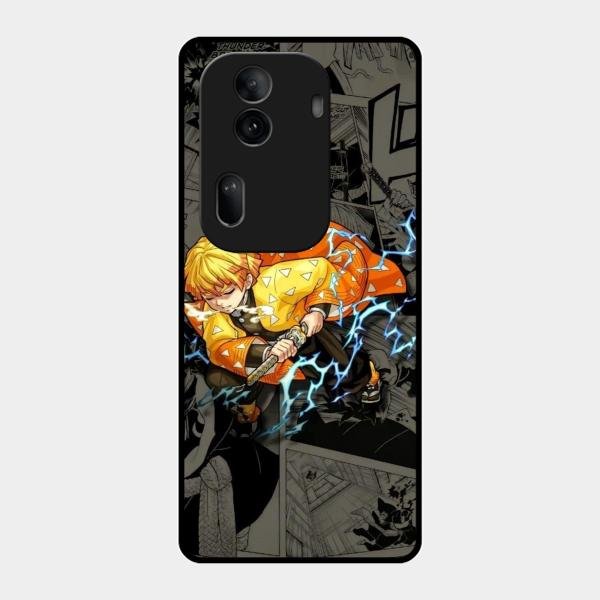 Zenitsu Manga Glass Case Cover For Oppo
