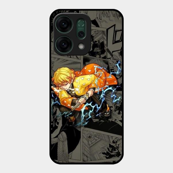 Zenitsu Manga Glass Case Cover For Oppo