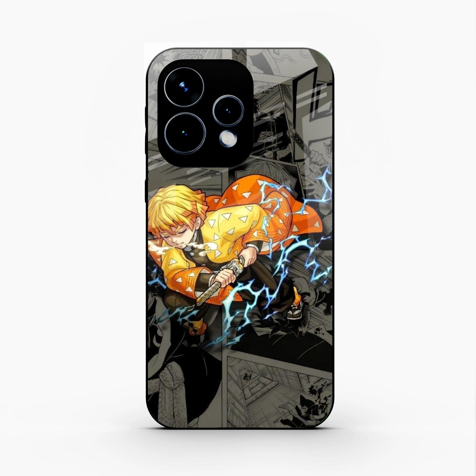 Zenitsu Manga Glass Case Cover For Oppo Reno 15 5G