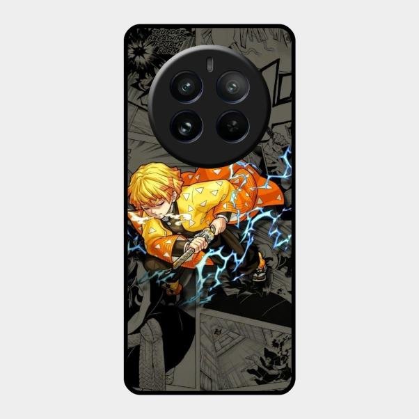 Zenitsu Manga Glass Case Cover For Realme