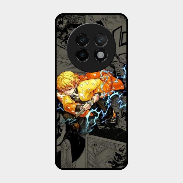 Zenitsu Manga Glass Case Cover For Realme