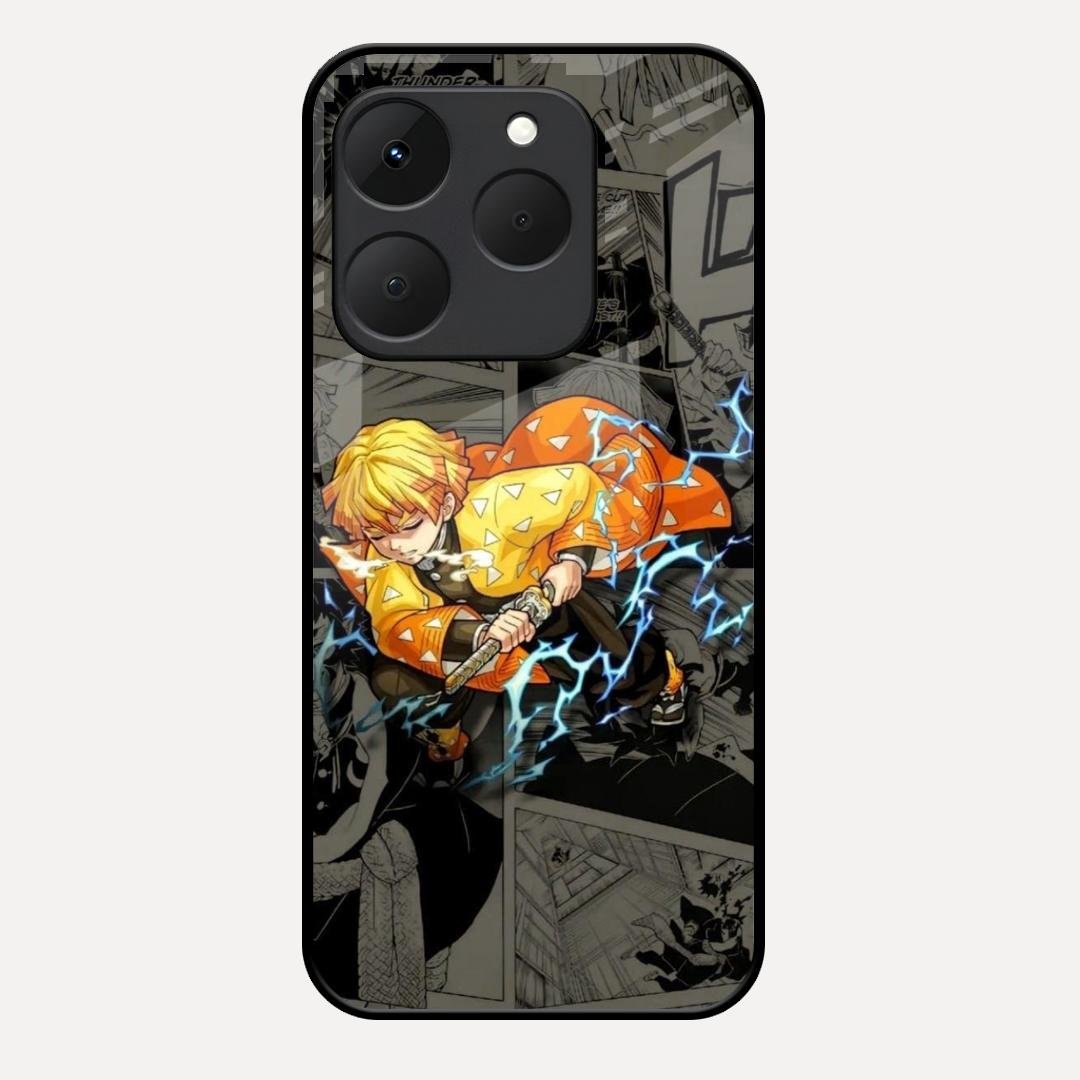 Zenitsu Manga Glass Case Cover For Realme 15T 5G