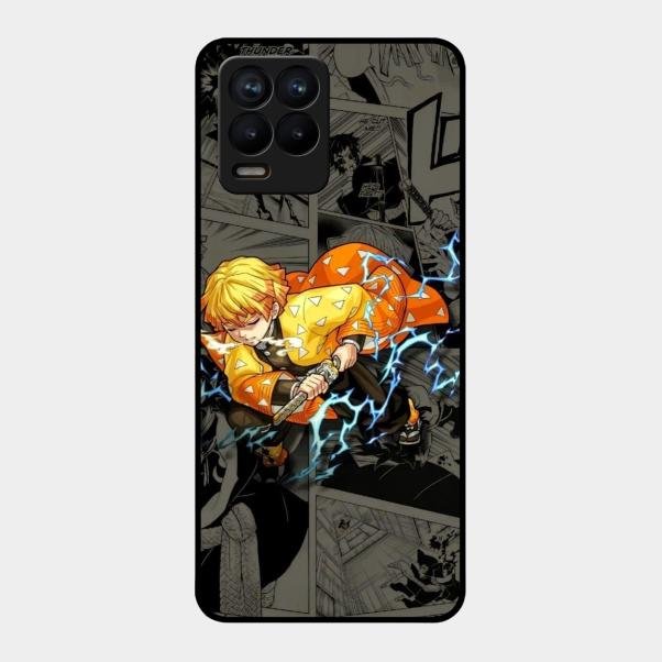 Zenitsu Manga Glass Case Cover For Realme 8 Pro