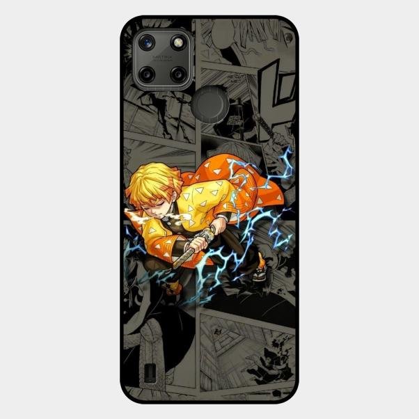 Zenitsu Manga Glass Case Cover For Realme