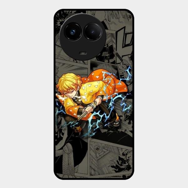 Zenitsu Manga Glass Case Cover For Realme C67 5G