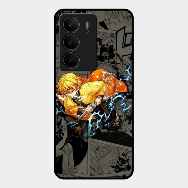 Zenitsu Manga Glass Case Cover For Realme
