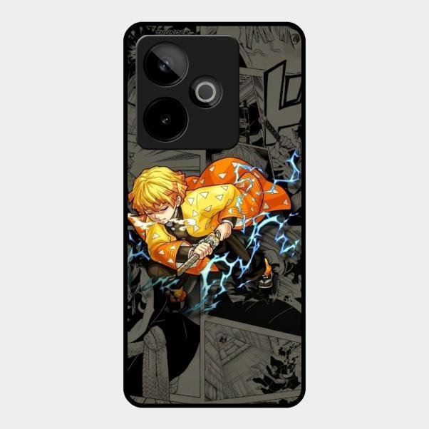 Zenitsu Manga Glass Case Cover For Realme Gt 7T 5G