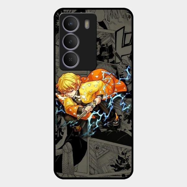 Zenitsu Manga Glass Case Cover For Realme