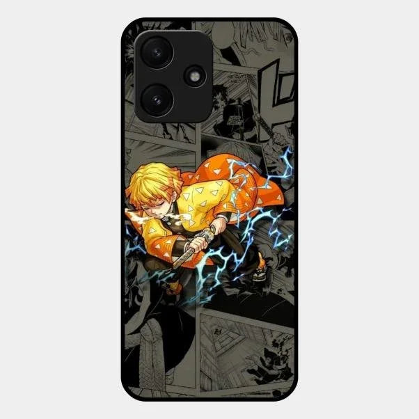 Zenitsu Manga Glass Case Cover For Redmi