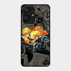 Zenitsu Manga Glass Case Cover For Redmi 13C 5G