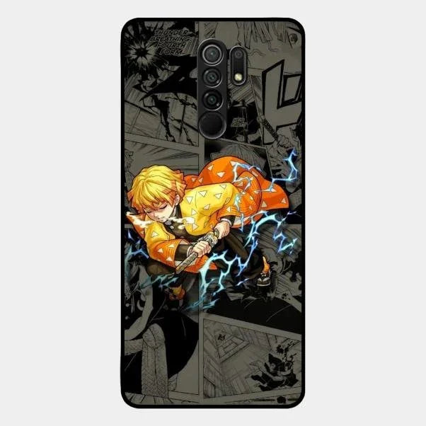 Zenitsu Manga Glass Case Cover For Redmi