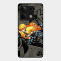 Zenitsu Manga Glass Case Cover For Redmi Note 13 5G
