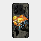 Zenitsu Manga Glass Case Cover For Redmi Note 14 5G