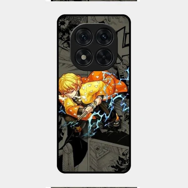 Zenitsu Manga Glass Case Cover For Redmi