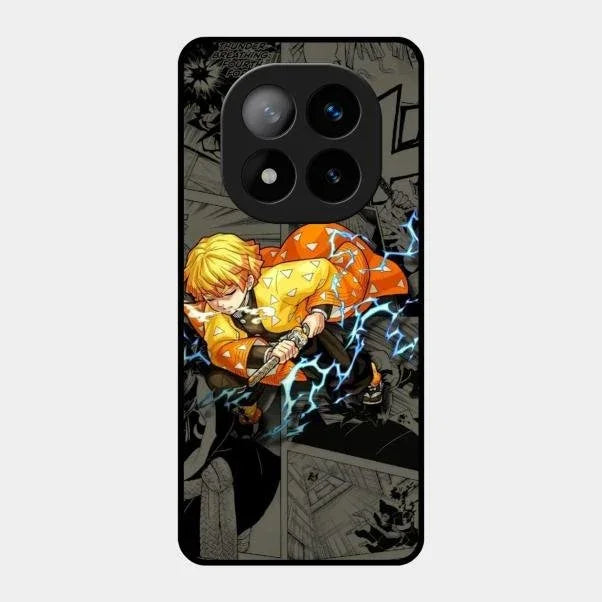 Zenitsu Manga Glass Case Cover For Redmi