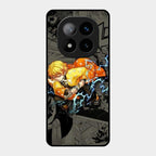 Zenitsu Manga Glass Case Cover For Redmi Note 14 Pro Plus 5G
