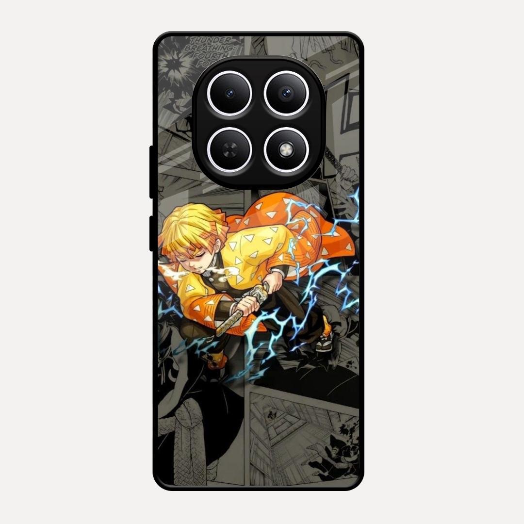 Zenitsu Manga Glass Case Cover For Redmi Note 15 5G