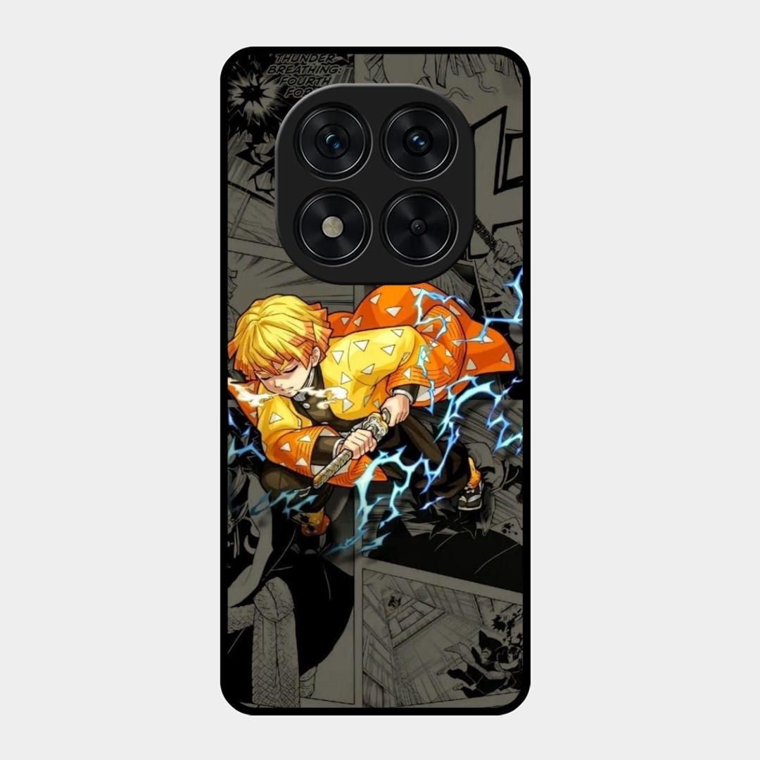 Zenitsu Manga Glass Case Cover For Redmi Note 15 Pro 5G