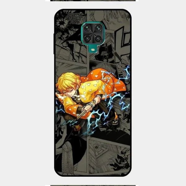 Zenitsu Manga Glass Case Cover For Redmi