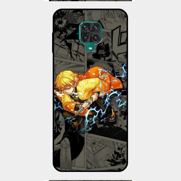 Zenitsu Manga Glass Case Cover For Redmi Note 9 Pro Max