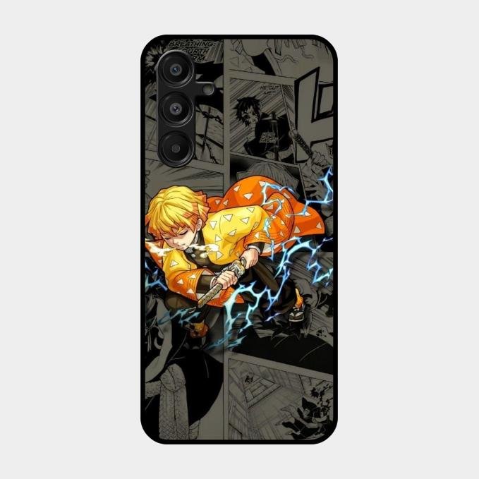 Zenitsu Manga Glass Case Cover For Samsung