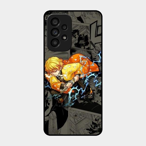 Zenitsu Manga Glass Case Cover For Samsung