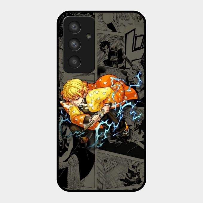Zenitsu Manga Glass Case Cover For Samsung