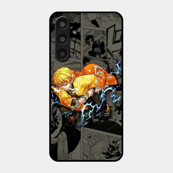 Zenitsu Manga Glass Case Cover For Samsung