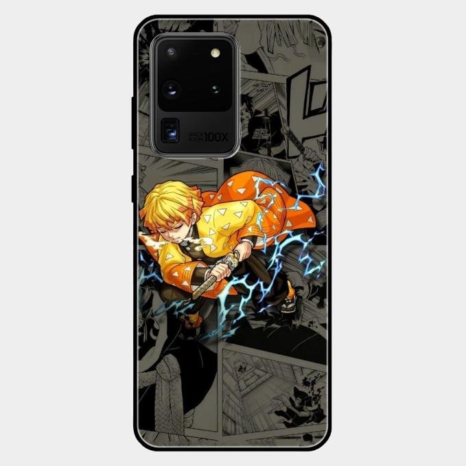 Zenitsu Manga Glass Case Cover For Samsung