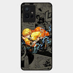 Zenitsu Manga Glass Case Cover For Vivo T1 5G
