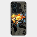Zenitsu Manga Glass Case Cover For Vivo T1 Pro 5G