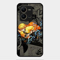 Zenitsu Manga Glass Case Cover For Vivo V25 5G