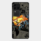 Zenitsu Manga Glass Case Cover For Vivo V30 Pro 5G