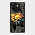 Zenitsu Manga Glass Case Cover For Vivo V30E 5G