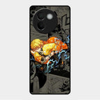 Zenitsu Manga Glass Case Cover For Vivo V30E 5G