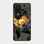 Zenitsu Manga Glass Case Cover For Vivo V40E 5G