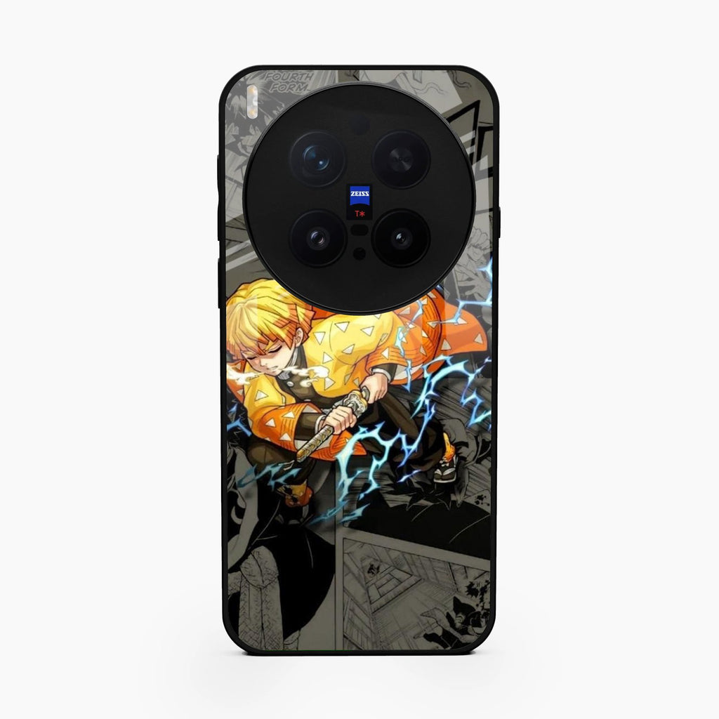 Zenitsu Manga Glass Case Cover For Vivo X300 Pro 5G