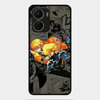 Zenitsu Manga Glass Case Cover For Vivo Y16