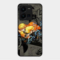 Zenitsu Manga Glass Case Cover For Vivo Y35