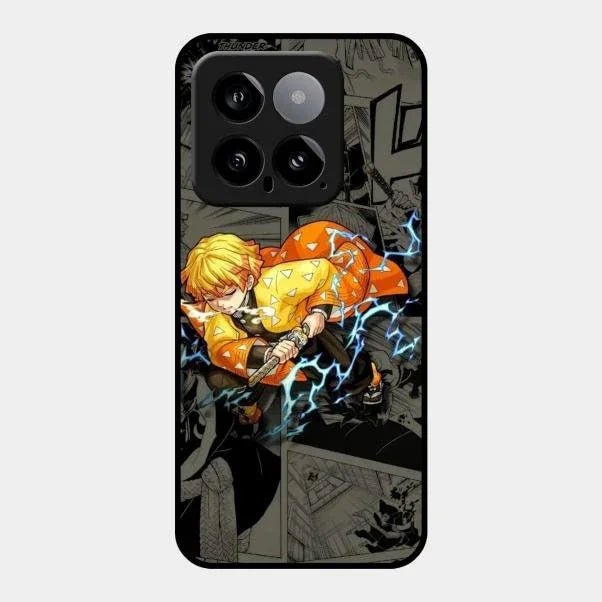 Zenitsu Manga Glass Case Cover For Redmi