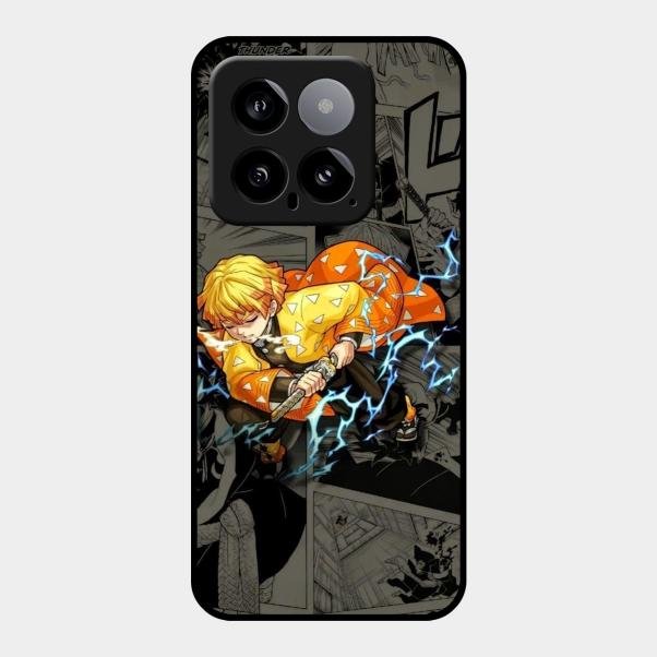 Zenitsu Manga Glass Case Cover For Xiaomi 14 5G