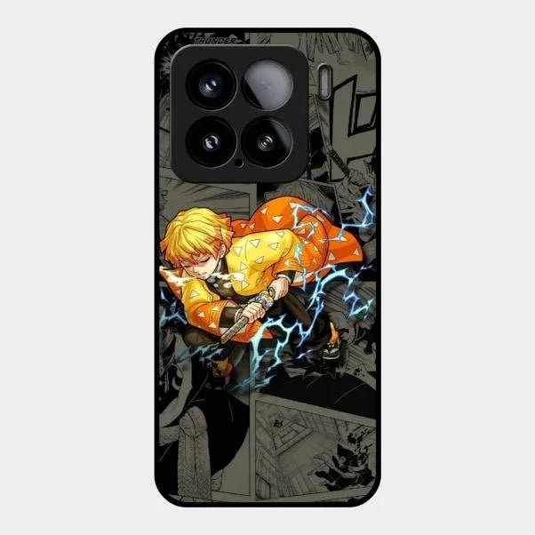 Zenitsu Manga Glass Case Cover For Redmi