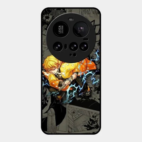 Zenitsu Manga Glass Case Cover For Redmi